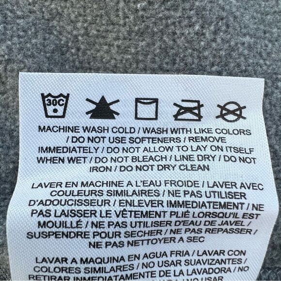 Nike Dri-Fit Moisture Wicking Gray Purple Swoosh Logo Hooded Sweatshirt Size M - Picture 10 of 12